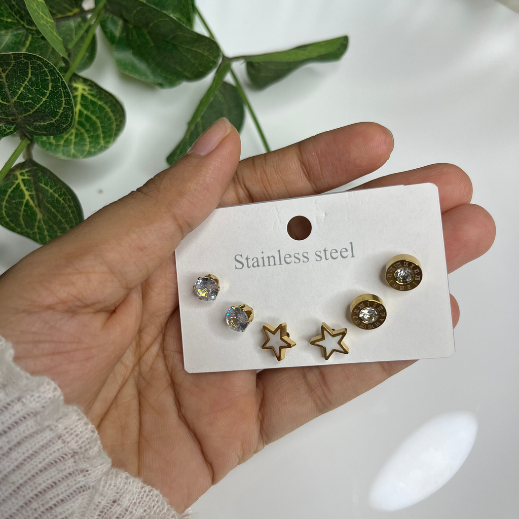 SWEAIRA STUD SET OF 3