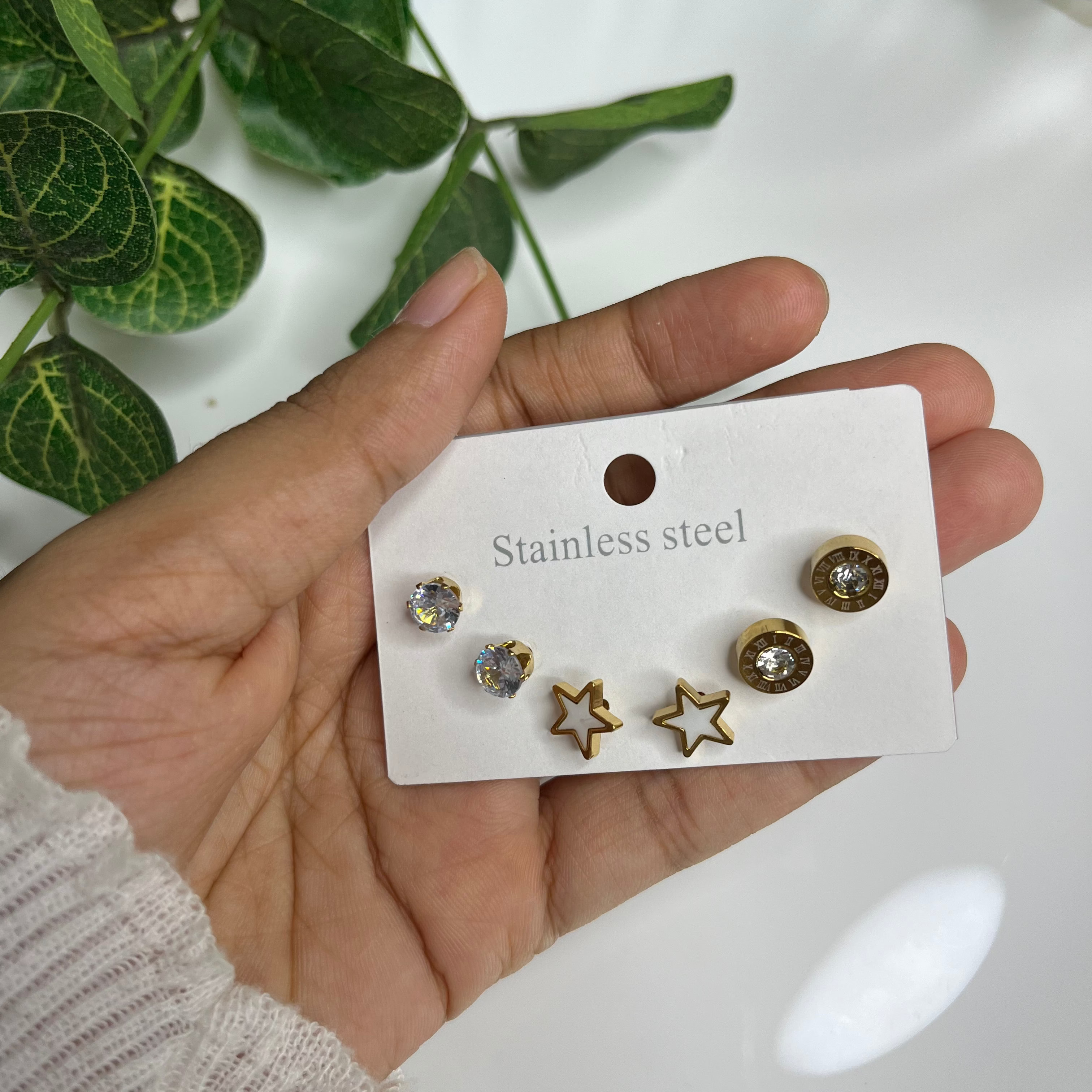 SWEAIRA STUD SET OF 3