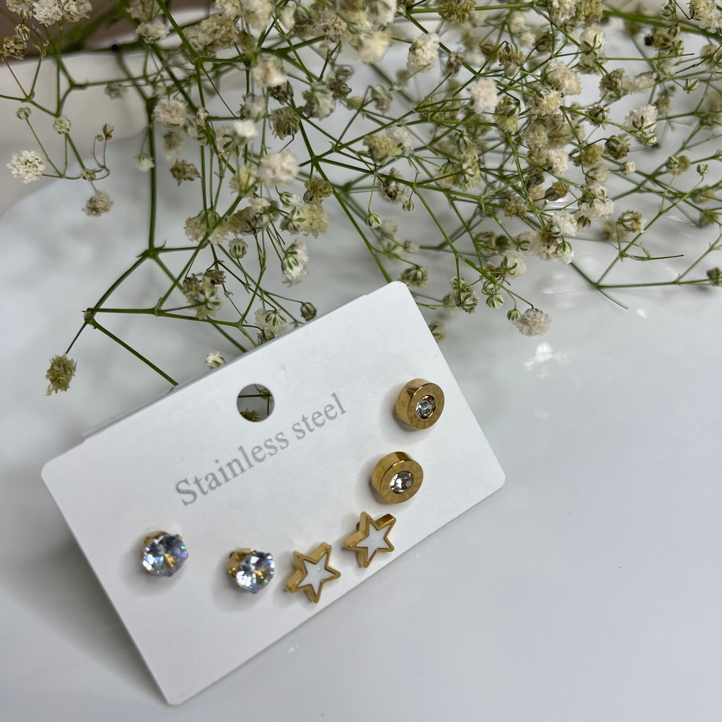 SWEAIRA STUD SET OF 3