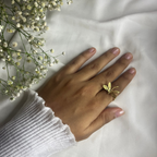 GOLDEN DRAGONFLY RING