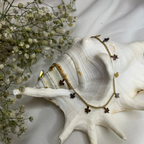 GOLDEN SERPENT CHARM NECKLACE