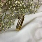 NAIL BANGLE BRACELETS WITH STONES